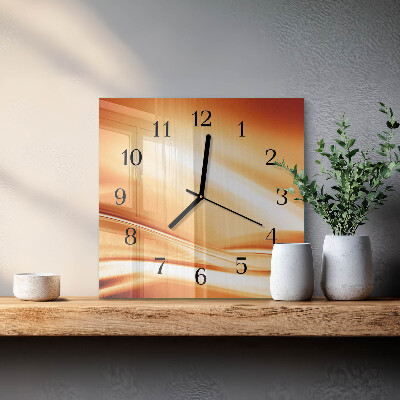 Quadratische wanduhr Abstraktion