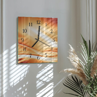 Quadratische wanduhr Abstraktion