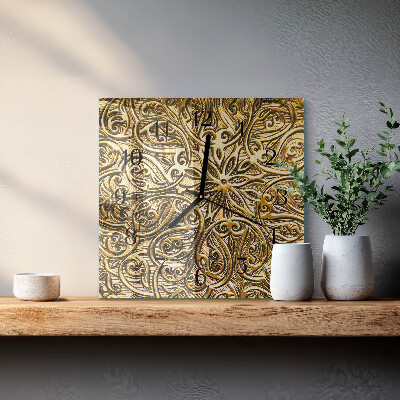 Quadratische wanduhr Mosaik