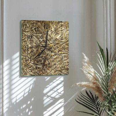 Quadratische wanduhr Mosaik