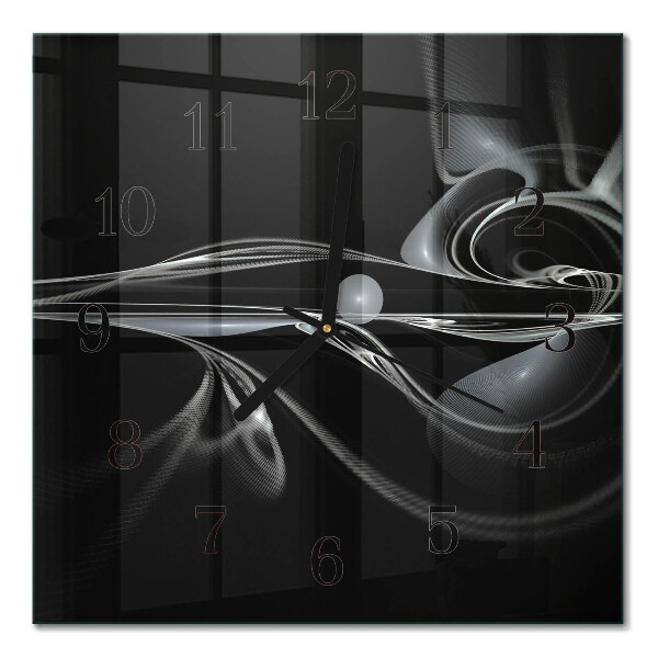 Wanduhr mit motiv quadratisch Abstraktion