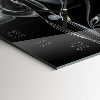 Wanduhr mit motiv quadratisch Abstraktion