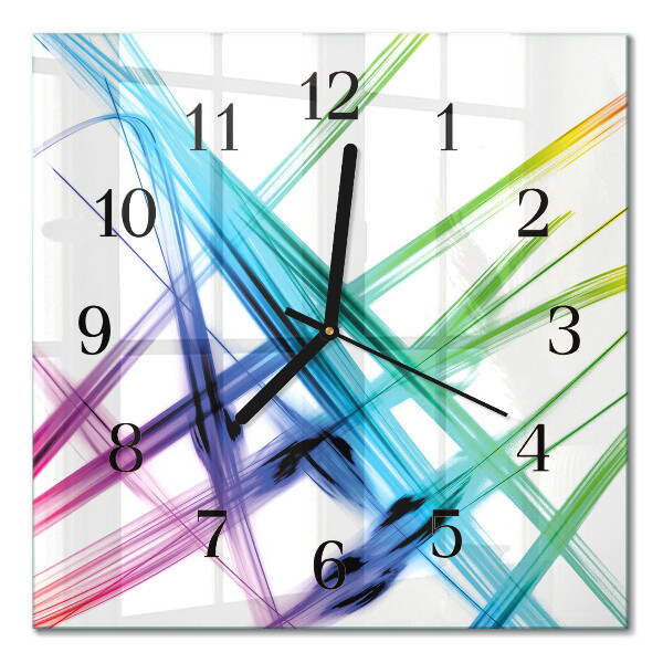 Glasuhr quadratisch Abstraktion
