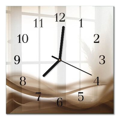 Wanduhr mit motiv quadratisch Abstrakte Linien