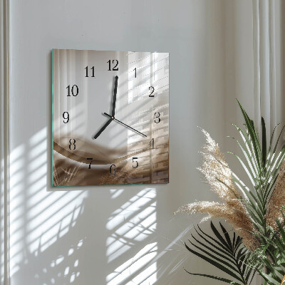 Wanduhr mit motiv quadratisch Abstrakte Linien