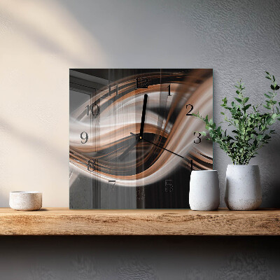 Moderne wanduhr quadratisch Abstrakte Kunst