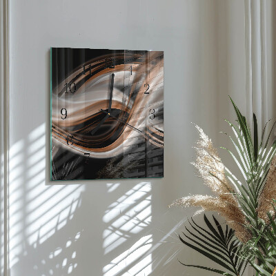Moderne wanduhr quadratisch Abstrakte Kunst