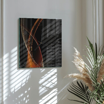 Moderne wanduhr quadratisch Abstrakte Linien