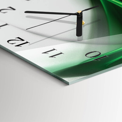 Quadratische wanduhr Abstrakte Linien