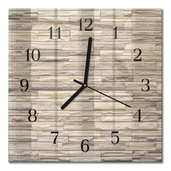 Wanduhr mit motiv quadratisch Wand
