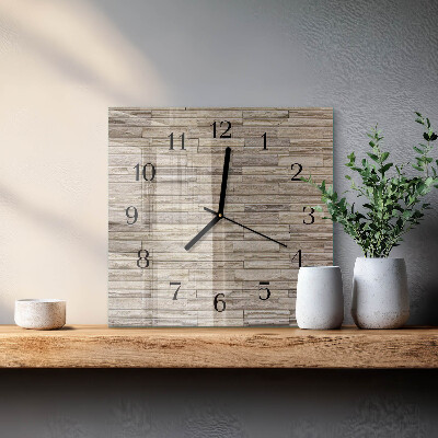 Wanduhr mit motiv quadratisch Wand