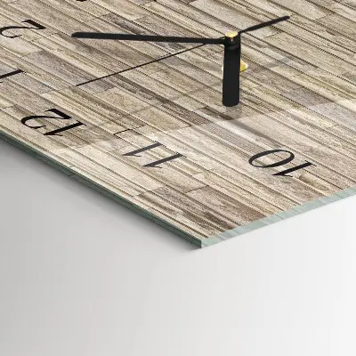 Wanduhr mit motiv quadratisch Wand