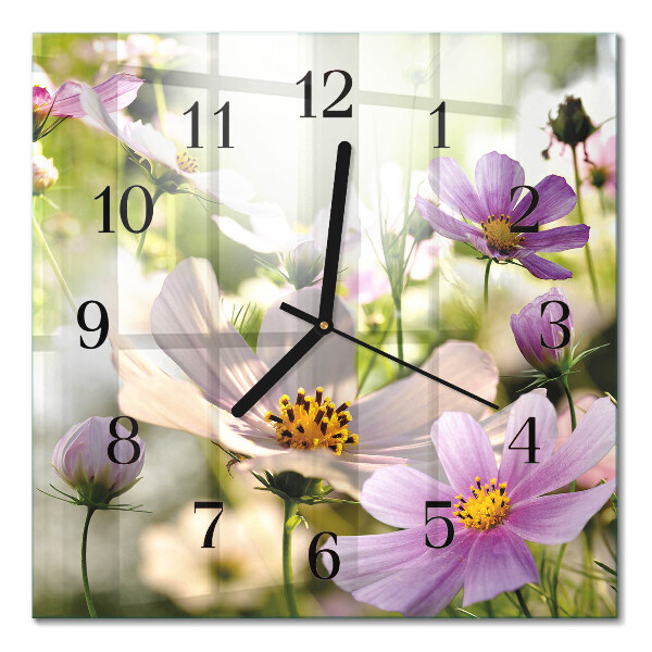 Quadratische wanduhr modern Kosmos