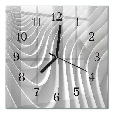Quadratische wanduhr Abstraktion