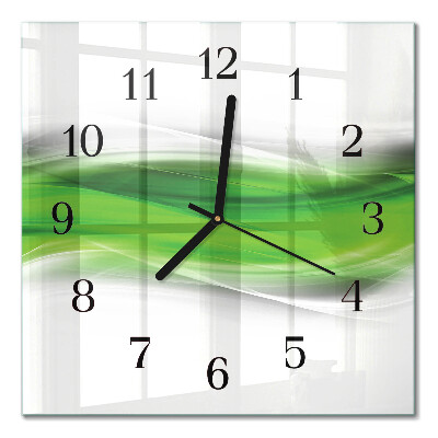 Quadratische wanduhr Abstraktion