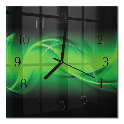 Wanduhr mit motiv quadratisch Abstraktion