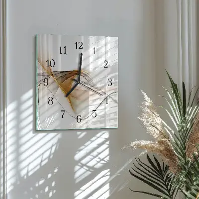 Quadratische wanduhr modern Abstraktion