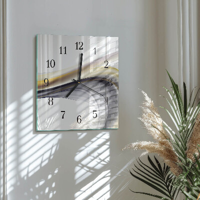 Moderne wanduhr quadratisch Abstraktion