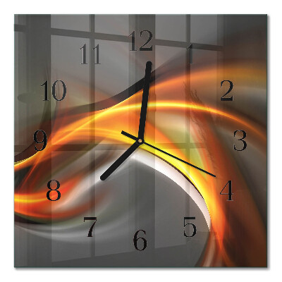 Quadratische wanduhr Abstraktion