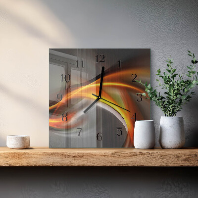 Quadratische wanduhr Abstraktion
