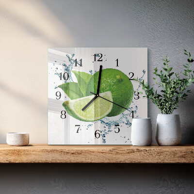 Wanduhr mit motiv quadratisch Kalziumkarbonat