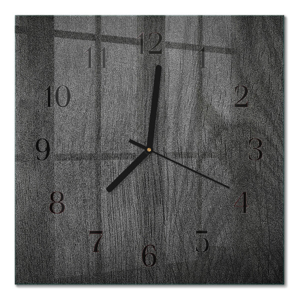 Quadratische wanduhr Holz