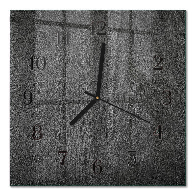Quadratische wanduhr Holz