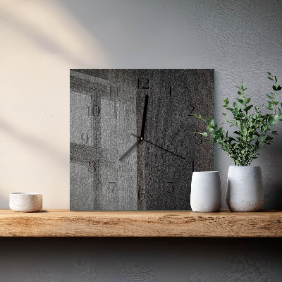 Quadratische wanduhr Holz