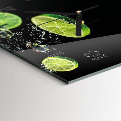 Quadratische wanduhr modern Limes