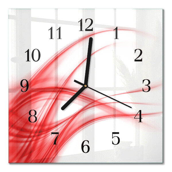 Quadratische wanduhr modern Abstrakte Kunst
