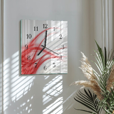 Quadratische wanduhr modern Abstrakte Kunst