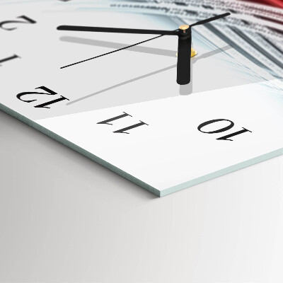 Wanduhr mit motiv quadratisch Abstraktion