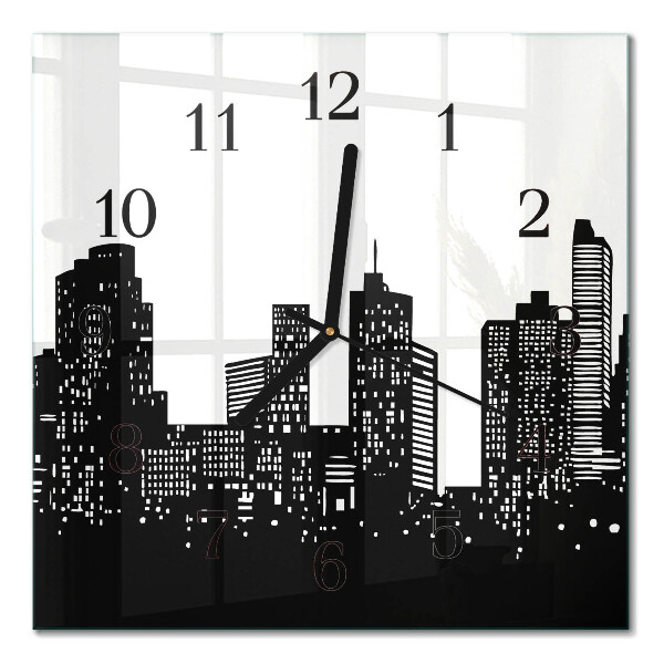 Quadratische wanduhr modern Gebäude