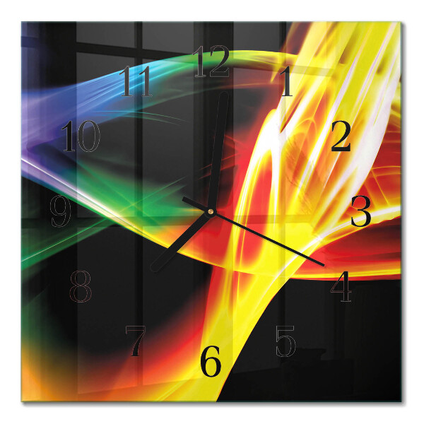 Quadratische wanduhr Abstraktion