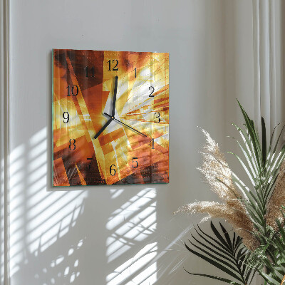 Quadratische wanduhr modern Abstraktion