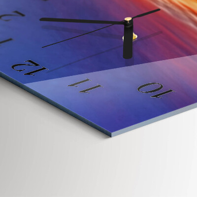 Quadratische wanduhr Feld