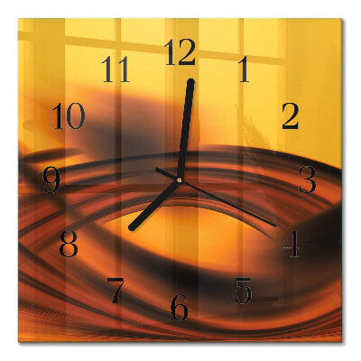 Moderne wanduhr quadratisch Abstraktion