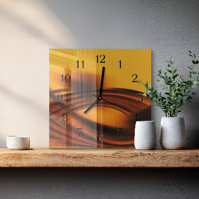 Moderne wanduhr quadratisch Abstraktion
