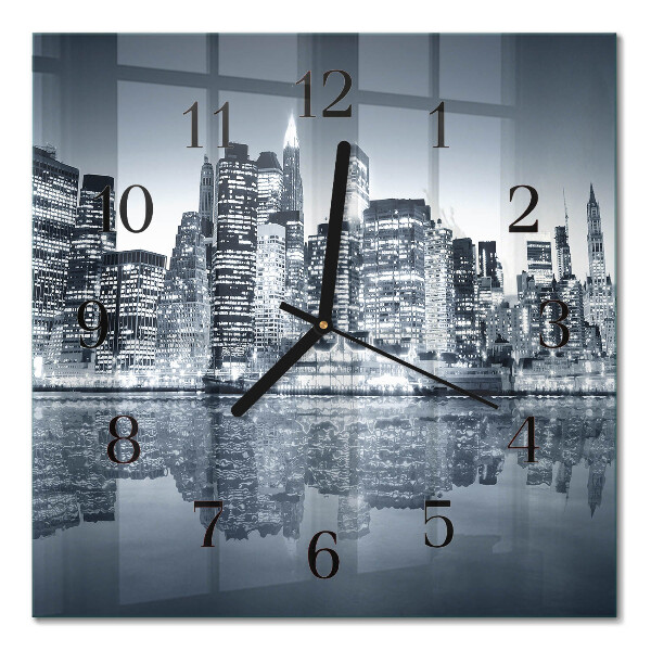 Wanduhr mit motiv quadratisch Horizont
