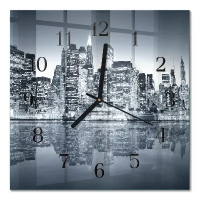 Wanduhr mit motiv quadratisch Horizont