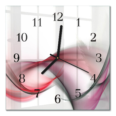 Quadratische wanduhr modern Abstrakte Kunst