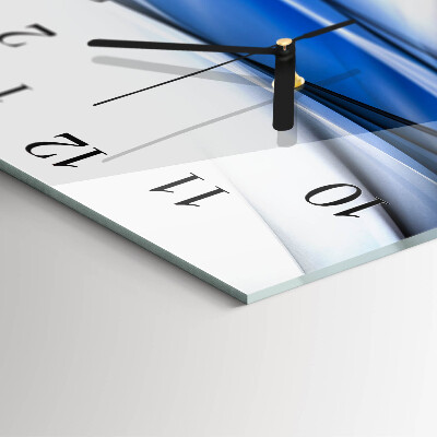 Moderne wanduhr quadratisch Abstrakte Linien