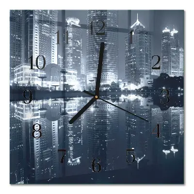 Wanduhr mit motiv quadratisch Horizont