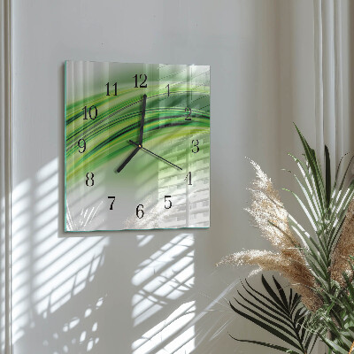 Glasuhr quadratisch Abstrakte Kunst