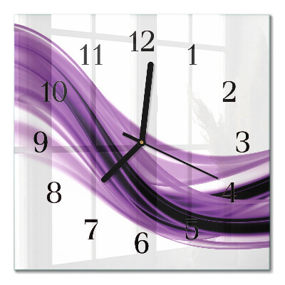 Quadratische wanduhr Abstrakte Kunst