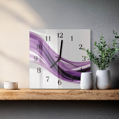 Quadratische wanduhr Abstrakte Kunst
