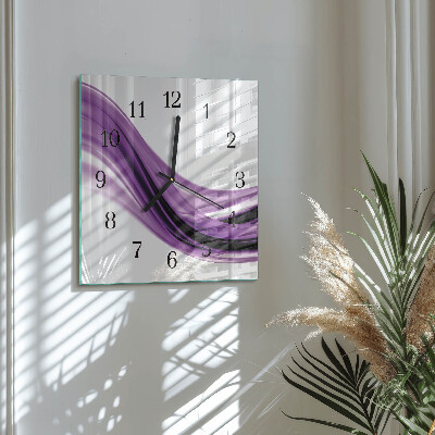 Quadratische wanduhr Abstrakte Kunst