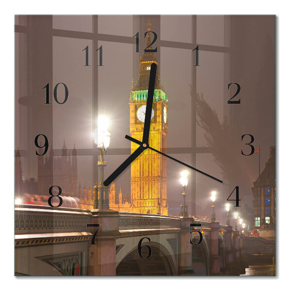 Quadratische wanduhr modern Big Ben
