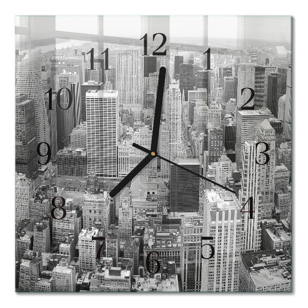 Wanduhr mit motiv quadratisch Horizont