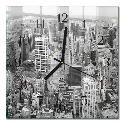 Wanduhr mit motiv quadratisch Horizont